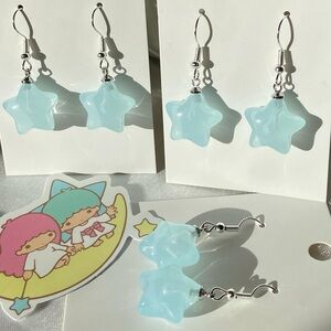 BLUE STAR EARRINGS